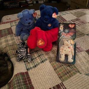 Ty Beanie Buddy Red Plush